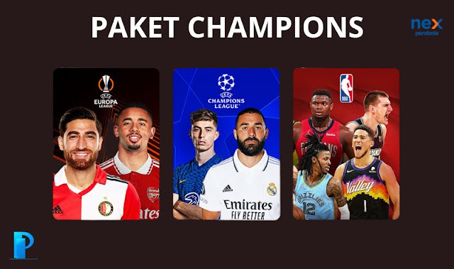 Cara Beli Paket Champions Nex Parabola