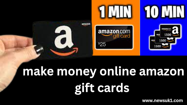 make money online amazon gift cards