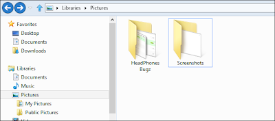 image showing Screenshots subfolder