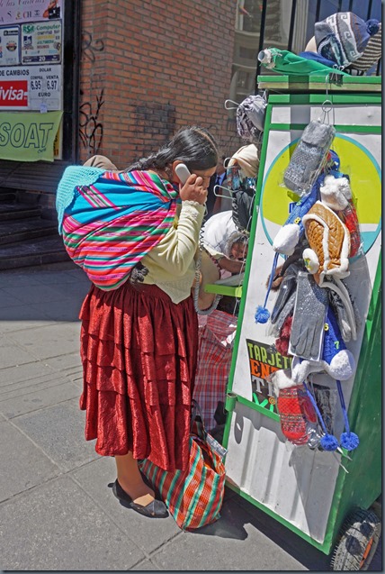 La Paz öffentliches Telefon