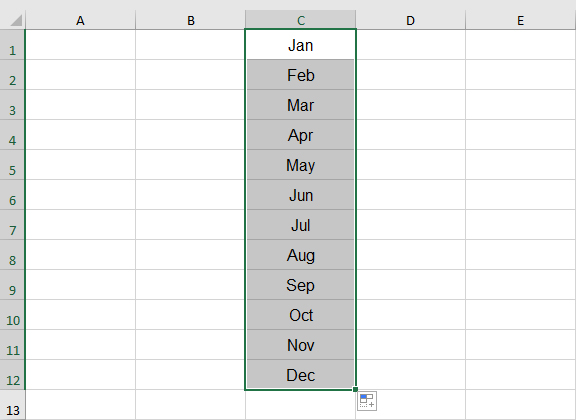 انشاء قائمة مخصصة في برنامج Excel