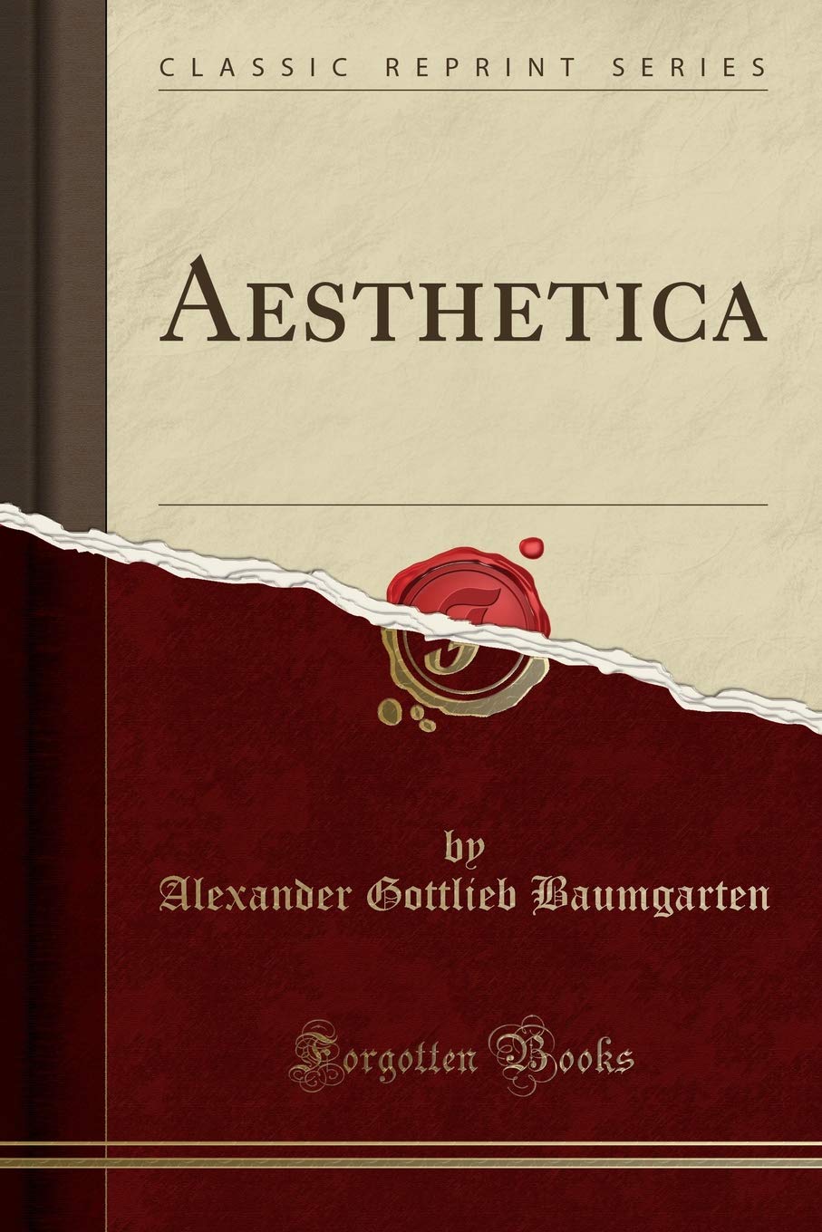 Tác phẩm Aesthetica của nhà triết học Alexander Baumgarten