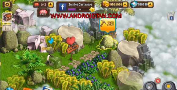 Zombie Castaways Mod Apk Unlimited Money Zombucks/Brains for Android