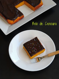 Brazilian carrot cake, Bolo de Cenoura