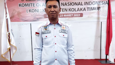 Ketua KONI Koltim Resmi Dilantik,  Muhammad Juniardi Madjid  Siap Kibarakan Panji Panji Olahraga 