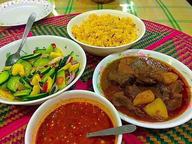 A RecipeTester: Nasi Minyak dan Kerutup Daging