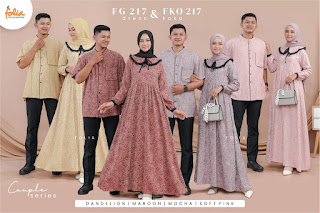 Koleksi Gamis & Koko Couple series Folia FG 217 & FKO 217