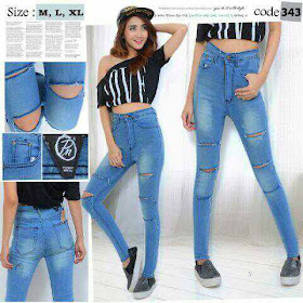 celana jeans, celana jeans wanita, celana jeans wanita sobek, celana jeans sobek, celana sobek wanita