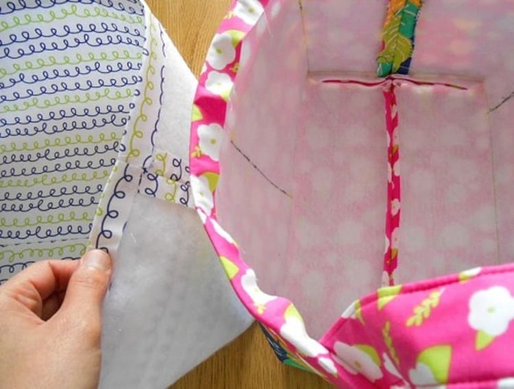 DIY Easy Fabric Basket Tutorial