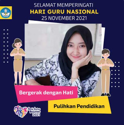 Twibbon Hari Guru Nasional (HGN) dan HUT PGRI 2021