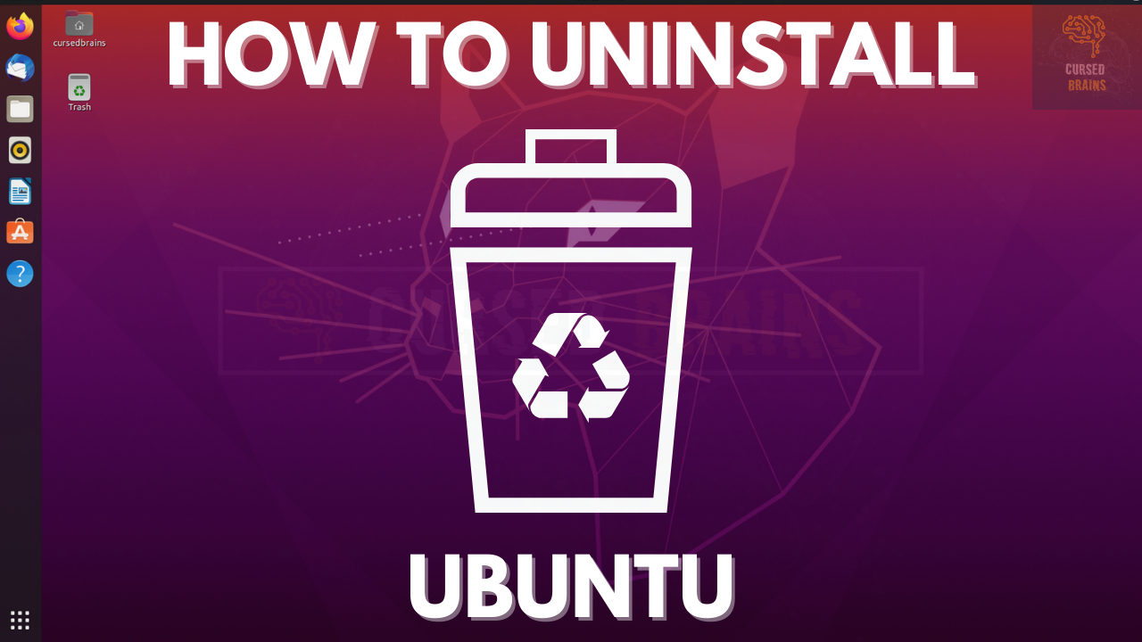 How to Uninstall Ubuntu Remove Ubuntu Dual Boot Delete