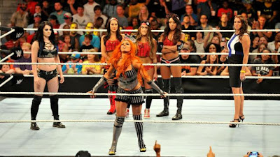 Raw NXT Sasha Charlotte Paige Stephanie Bella McMahon