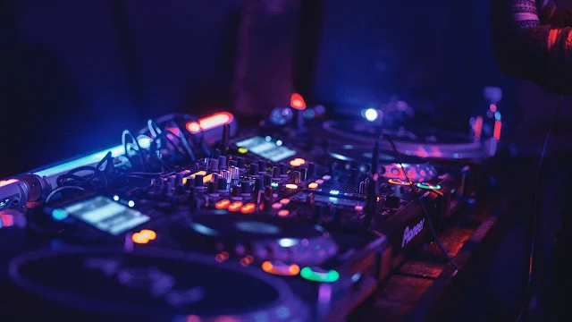 Wallpaper Music, DJ, Neon, Equipment