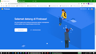 Membuat project baru di Google Firebase