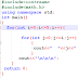 C++ code to print  right triangle shape using nested for loops