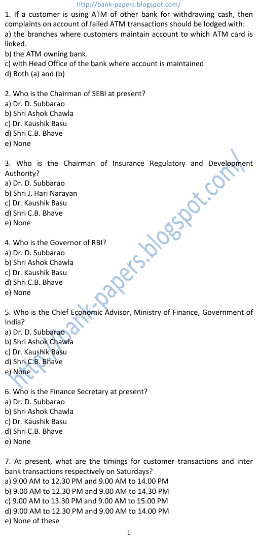 latest banking awareness questions