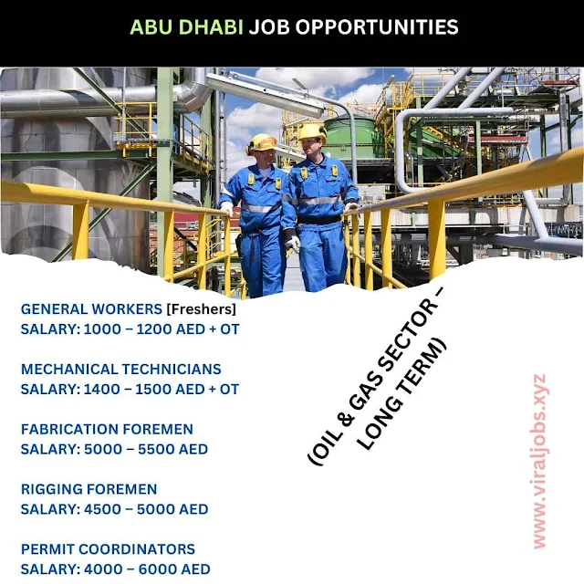 ABU DHABI JOB OPPORTUNITIES