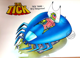 Bandai The Tick action figure concept art