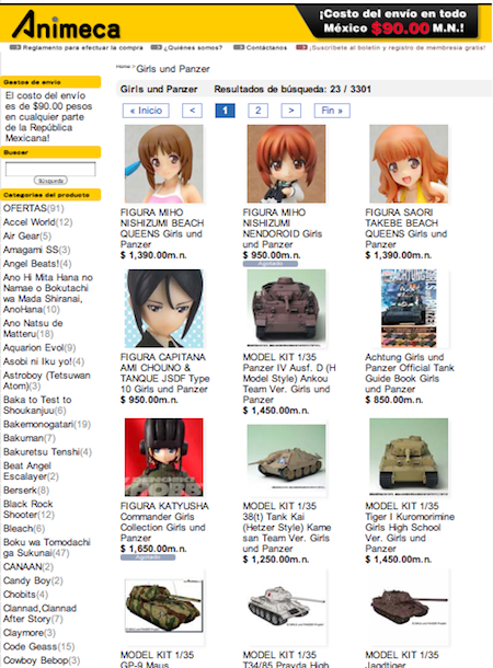 figuras Girls und Panzer