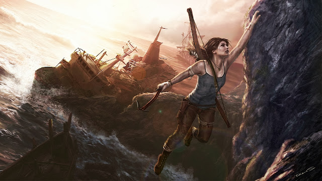 lara croft art wallpapers hd