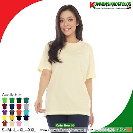 Pabrik Konveksi Kaos Polos Combed 30s Distro Premium<price>Rp.33.000</price> <code>Ready Stock</code>