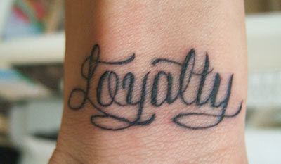 Wrist tattoo