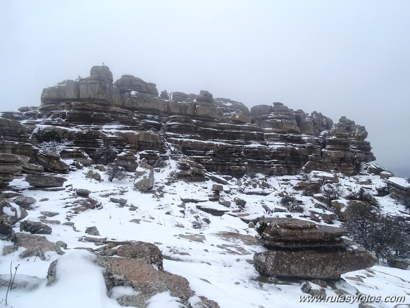 El Torcal nevado