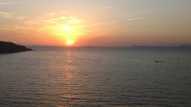 sunset in Sorrento
