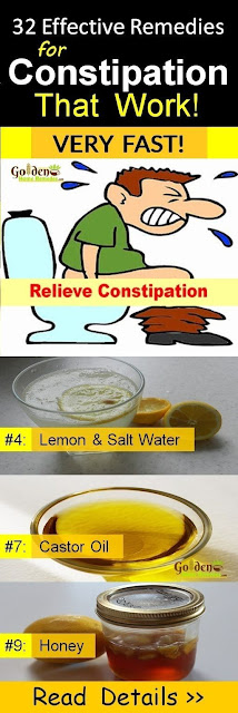 32 Effective Home Remedies To Relieve Constipation Immediately And Naturally