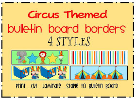 circus bulletin board borders 