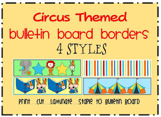 circus bulletin board borders 