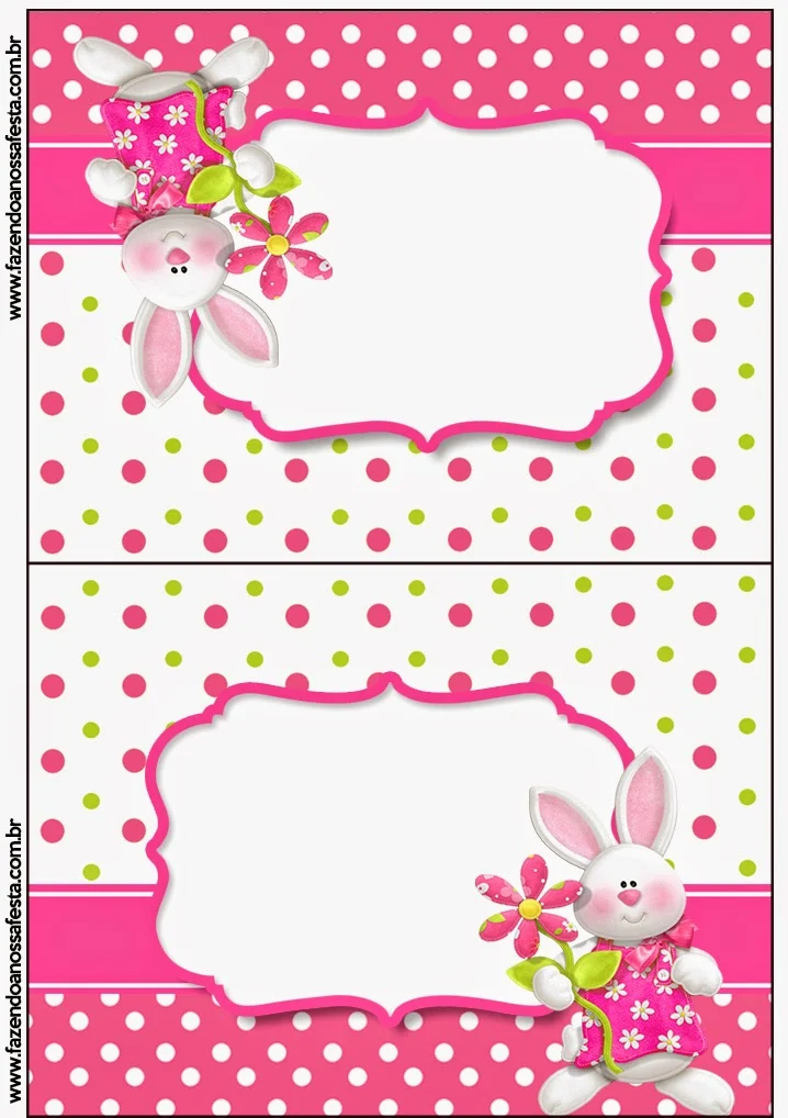 Free Printable Candy Bar Labels for a Easter in Pink.