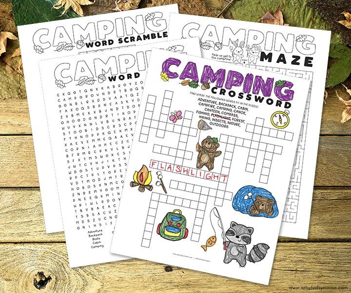Free Printable Camping Activity Pack
