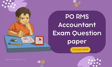 PO RMS Accountant Exam question paper