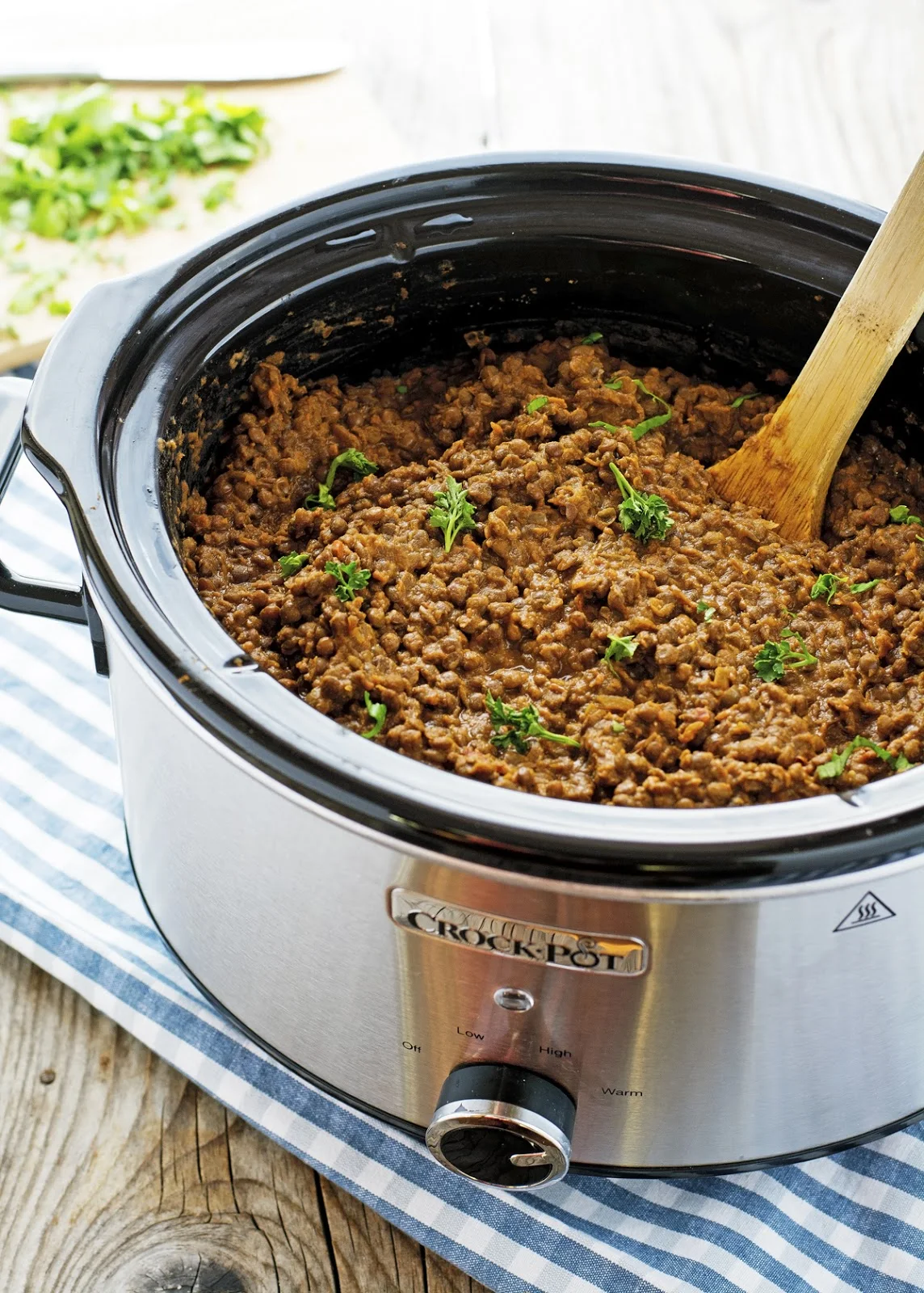 (Vegan) Crock-Pot Thai Red Curry Lentils