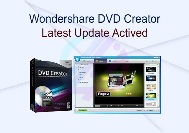 Wondershare DVD Creator Latest Update Activated