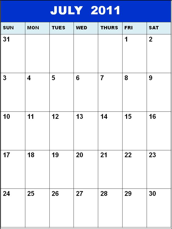 blank july calendar 2011. lank july calendar 2011.
