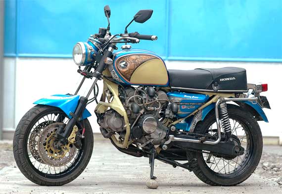 Modifikasi Honda GL 100 1983 - Gambar Modifikasi Motor Terbaru