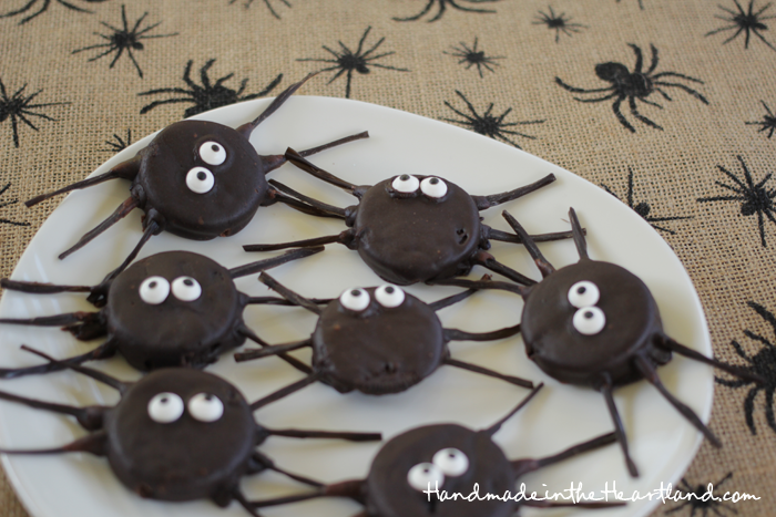 Chocolate Covered Oreo Spiders