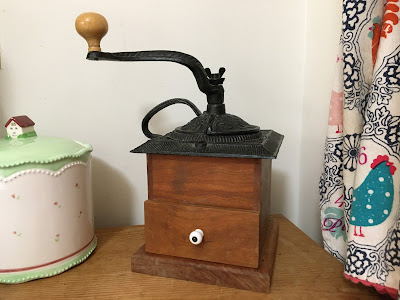 antique coffee grinder