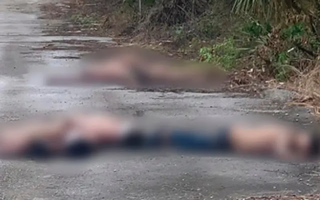 Se reporta el hallazgo de 7 cuerpos tirados en sin vida y con el tiro de gracia en Aquismón, San Luis Potosí, presentan tortura y encontrados desnudos