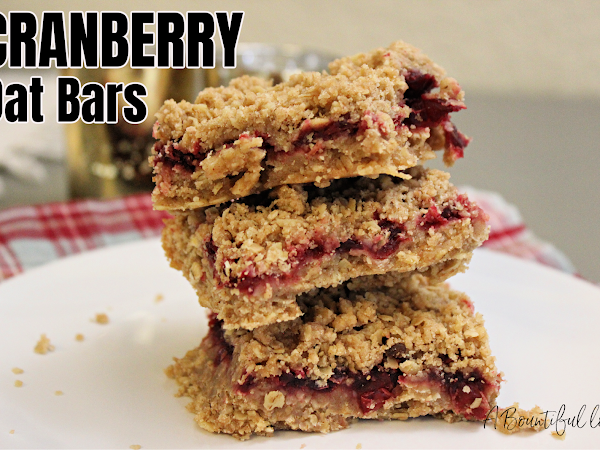 Oatmeal and Cranberry Bars