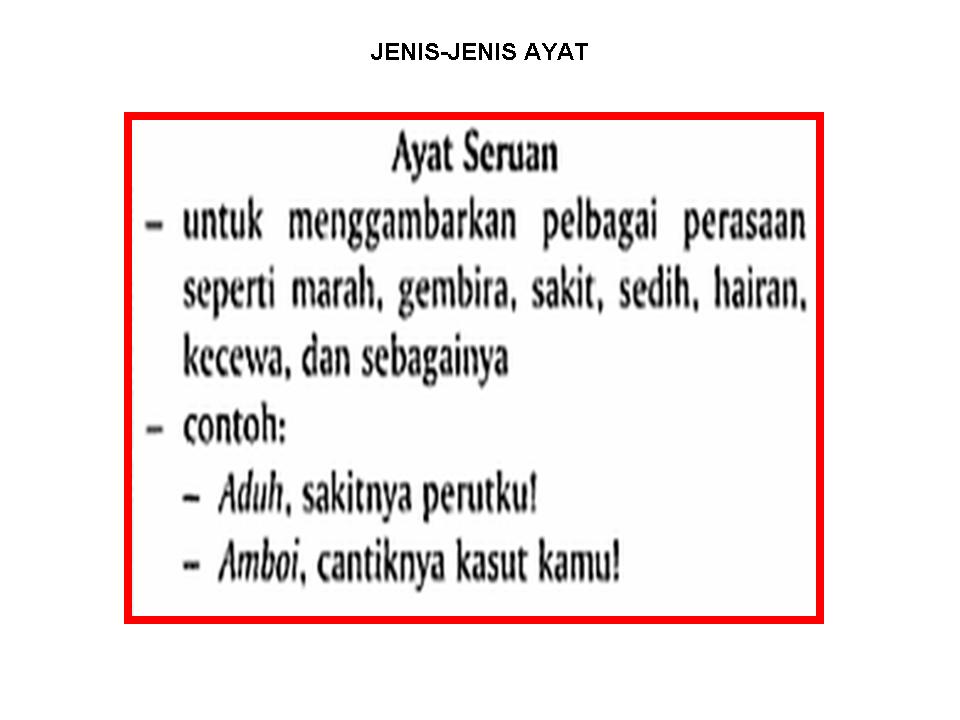 Contoh Ayat Tunggal Dan Ayat Majmuk Tahun 1 - Hontoh