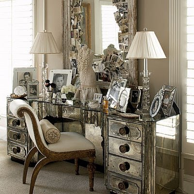 Contemporary Mirrored Furniture on Mirrored Furniture