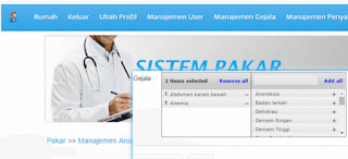 Source code aplikasi sistem pakar menggunakan codeigniter