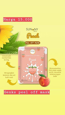 MASKER ORGANIK SUNNY OFFICIAL SERI WASH OFF DAN PEEL OFF