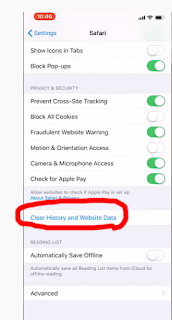 How to clear history on safari browser