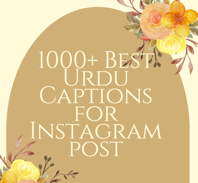 1000+ Best Urdu Captions for Instagram post (copy and paste)