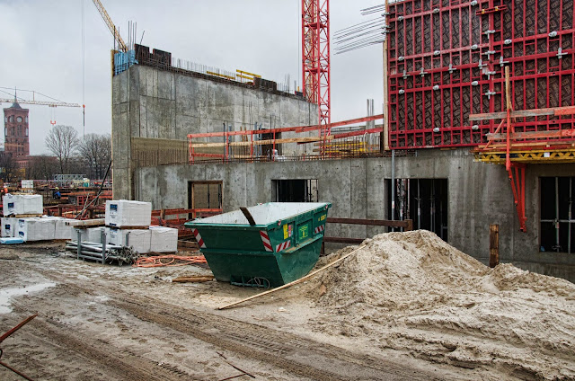 Baustelle Berliner Schloss, Stadtschloss, Schlossplatz, 10178 Berlin, 10.12.2013