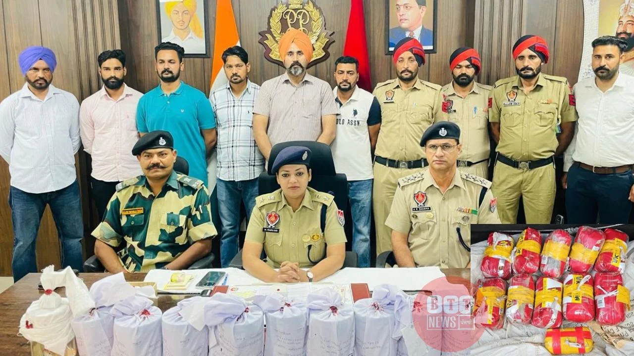 5.47 ਕਿਲੋਗ੍ਰਾਮ ਹੈਰੋਇਨ, 1.07 ਲੱਖ ਰੁਪਏ ਦੀ ਡਰੱਗ ਮਨੀ ਸਮੇਤ ਸੱਤ ਨਸ਼ਾ ਤਸਕਰ ਕਾਬੂ